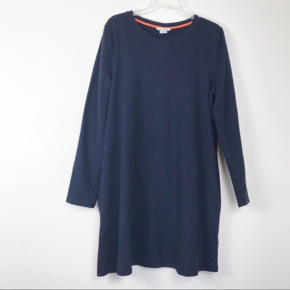 Tops - Boden Navy Sweatshirt Pockets Tunic Dress …